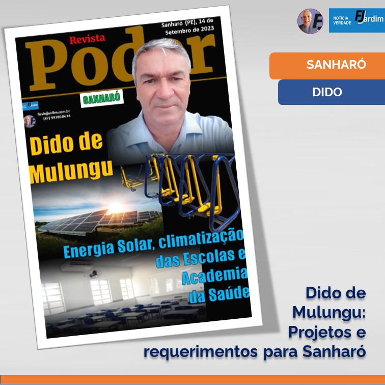 DIDO DE MULUNGU | Vereador Hildo Oliveira Trabalha Incansavelmente para Melhorar a Qualidade de Vida em Sanharó