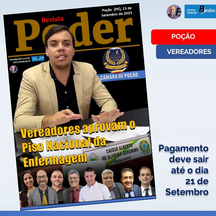 CAÍQUE ALBERTO | Projeto de Lei aprovado e assinado. Vereadores de Poção possibilitam que profissionais recebem piso até o dia 21   