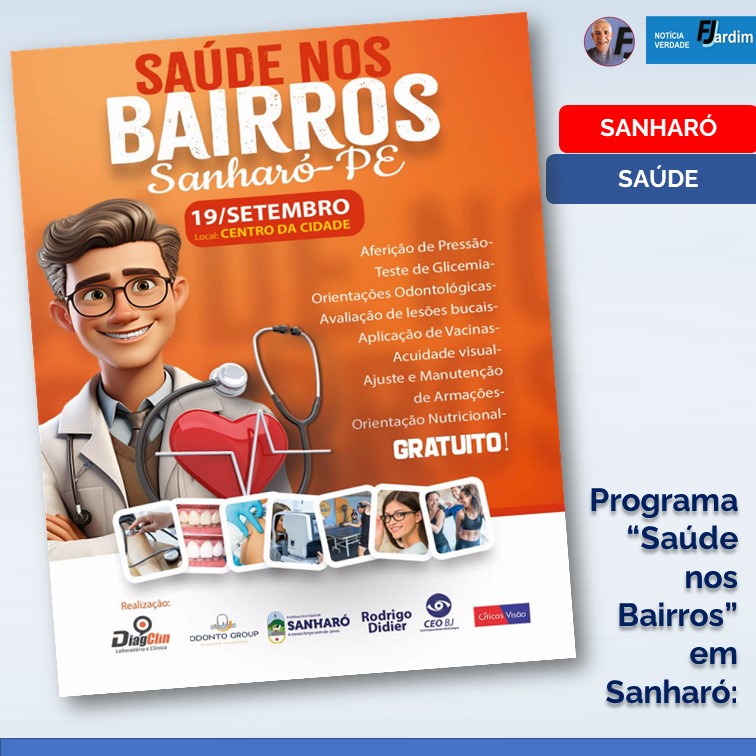 SAÚDE | Programa “Saúde nos Bairros” em Sanharó: Ação Integrada pela Saúde da Comunidade