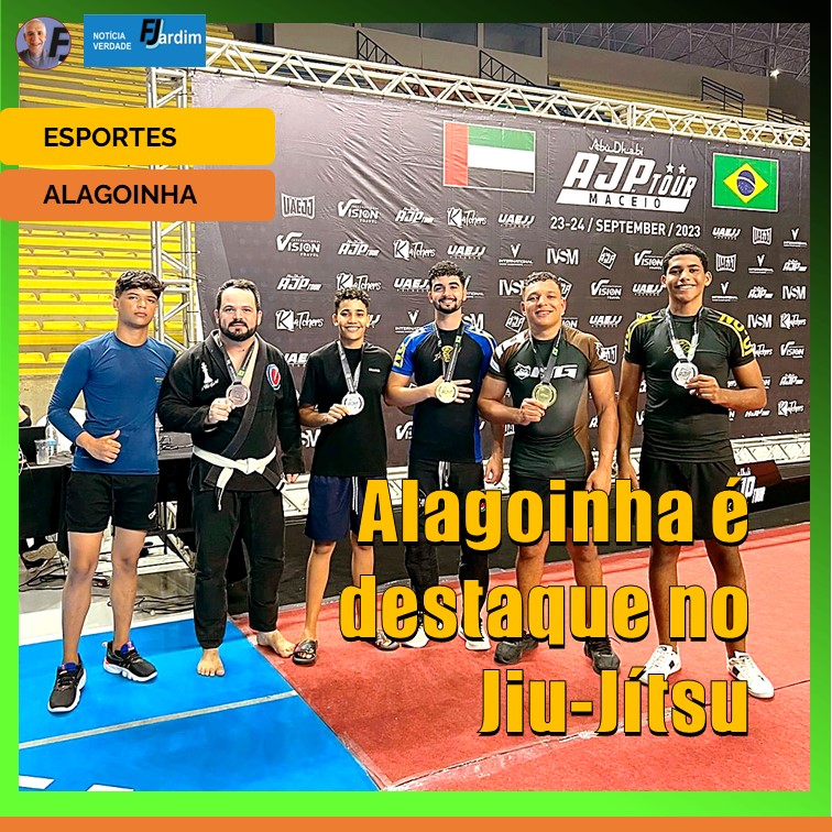 4 MEDALHAS | Alagoinha brilha no AJP Tour Maceió com medalhas no Jiu-jítsu
