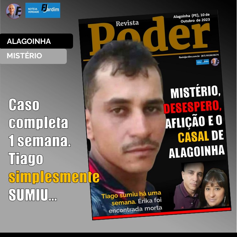 ONDE ESTÁ TIAGO? | A Desesperadora Busca por Respostas. CASO COMPLETA UMA SEMANA. ALAGOINHA AFLITA