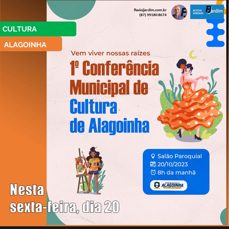 ALAGOINHA | 1ª Conferência Municipal de Cultura em Alagoinha: “Democracia e Direito à Cultura”
