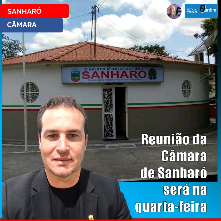 RODRIGO DIDIER | Reunião da Câmara de Vereadores de Sanharó Antecipada devido ao Feriado