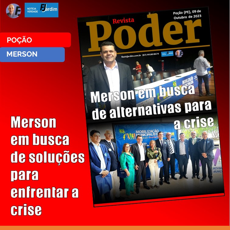 MERSON | Busca de alternativas para as Cidades: Prefeito Merson Vasconcelos tem participação proativa na Mobilização Municipalista