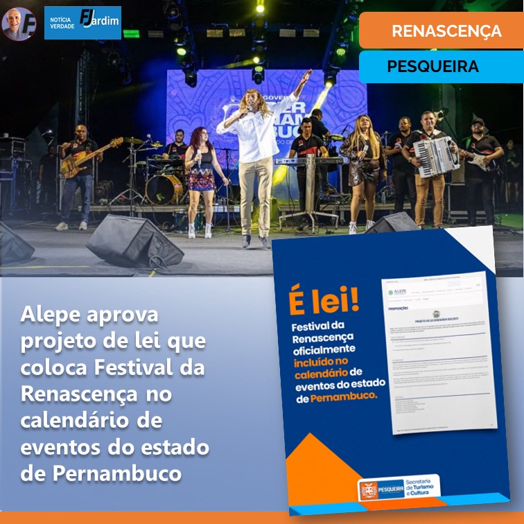 ALEPE | Festival da Renascença, de Pesqueira, Conquista Status Oficial no Calendário de Eventos de Pernambuco
