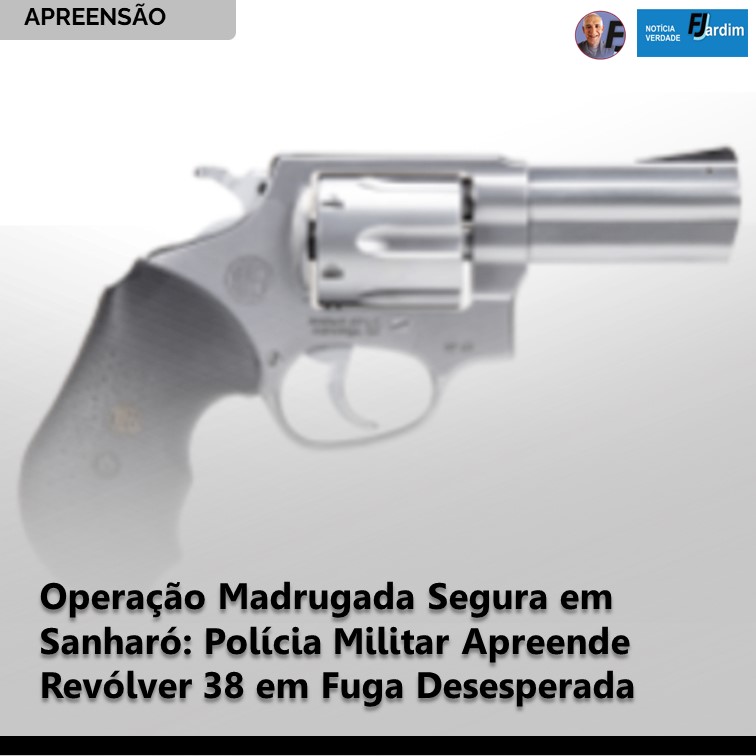 SANHARÓ | Operação Madrugada Segura em Sanharó: Polícia Militar Apreende Revólver 38 em Fuga Desesperada