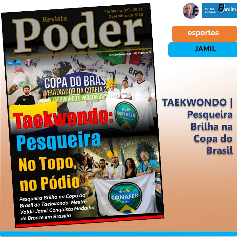 TAEKWONDO | Pesqueira Brilha na Copa do Brasil de Taekwondo: Mestre Valdir Jamil Conquista Medalha de Bronze em Brasília