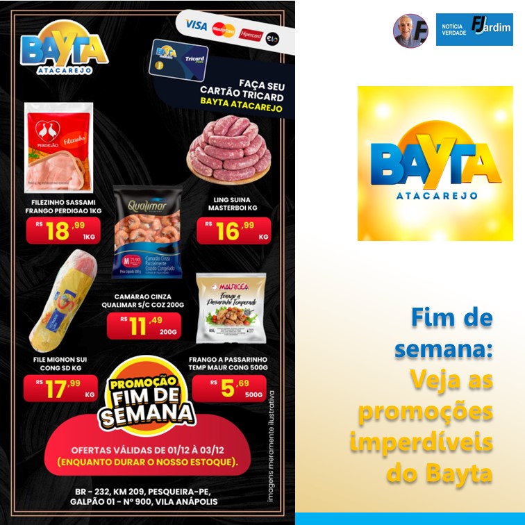 BAYTA | Super Ofertas do Fim de Semana em Pesqueira!