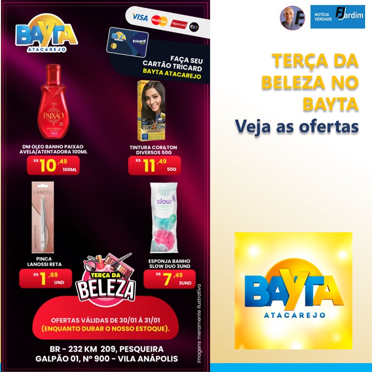 Terça da Beleza no Bayta Atacarejo: Economia e Qualidade em Destaque