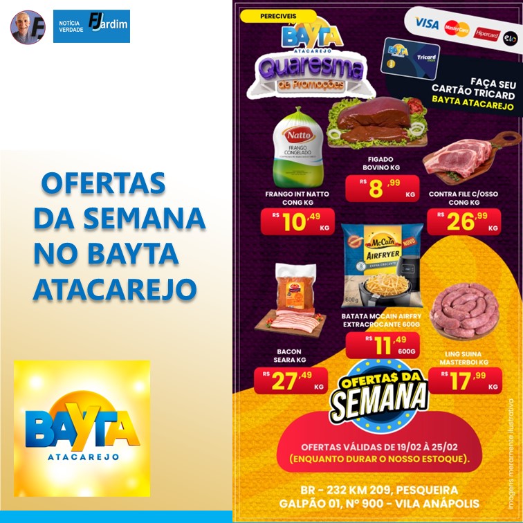 BAYTA ATACAREJO | Economize Sempre: Ofertas Imperdíveis no Bayta Atacarejo de Pesqueira. Veja os cards
