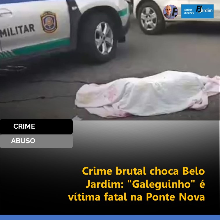MORTE | Crime brutal choca Belo Jardim: "Galeguinho" é vítima fatal na Ponte Nova