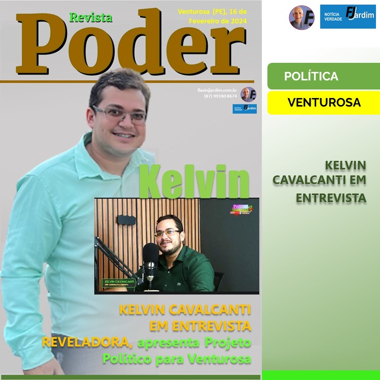 KELVIN CAVALCANTI EM ENTREVISTA REVELADORA. Kelvin apresenta Projeto Político para Venturosa
