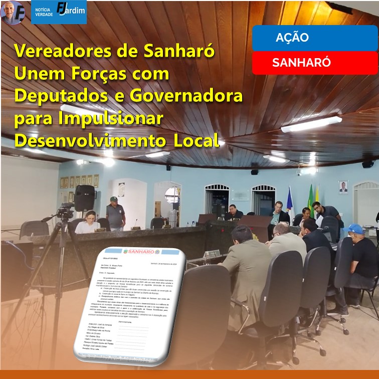 UNIÃO | Vereadores de Sanharó Unem Forças com Deputados e Governadora para Impulsionar Desenvolvimento Local