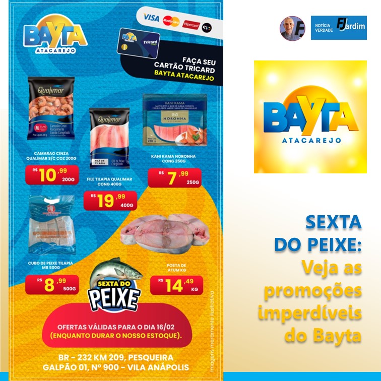 SEXTA DO PEIXE | Ofertas Especiais de Peixe no Bayta Atacarejo: Uma Celebração de Frescor e Variedade para o Fim de Semana