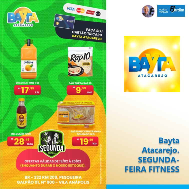 BAYTA | Desperte sua Vitalidade na Segunda Fitness do Bayta Atacarejo!