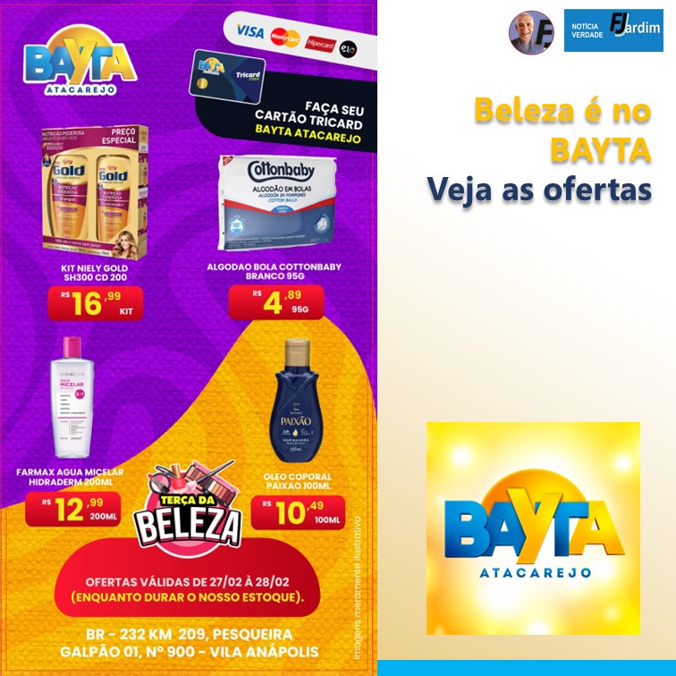 BAYTA Terça da Beleza: Economia e Qualidade no Bayta Atacarejo