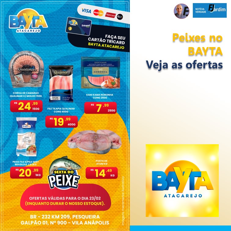 CELEBRE A SEXTA DO PEIXE com Descontos Especiais no Bayta Atacarejo: Frescor e Variedade Garantidos