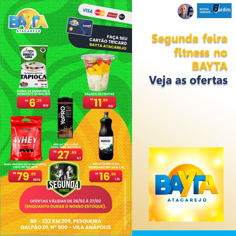 SEGUNDA-FEIRA FITNESS NO BAYTA ATACAREJO: Promoções Irresistíveis para uma Vida Saudável!