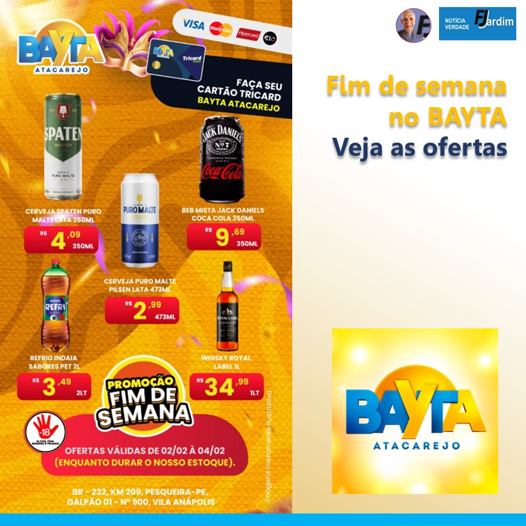 FIM DE SEMANA Épico em Pesqueira: Super Ofertas no Bayta Atacarejo