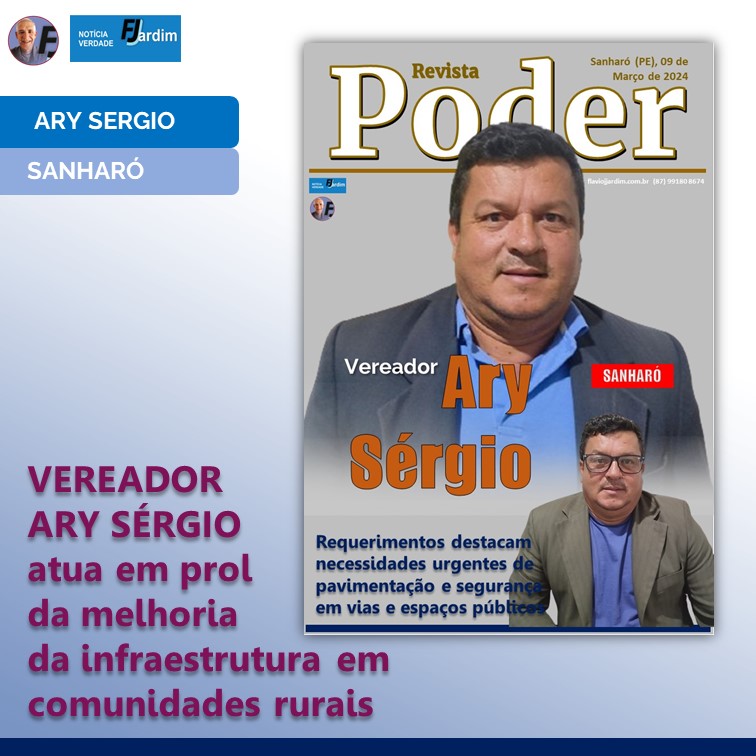 VEREADOR ARY SÉRGIO atua em prol da melhoria da infraestrutura em comunidades rurais