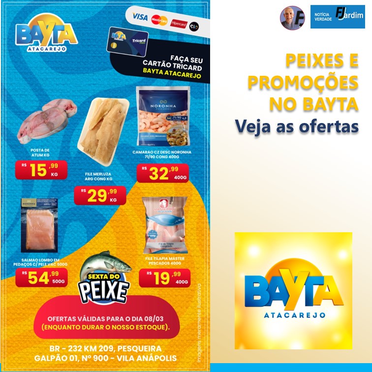 SEXTA DO PEIXE NO BAYTA ATACAREJO: Frescor e Variedade Garantidos