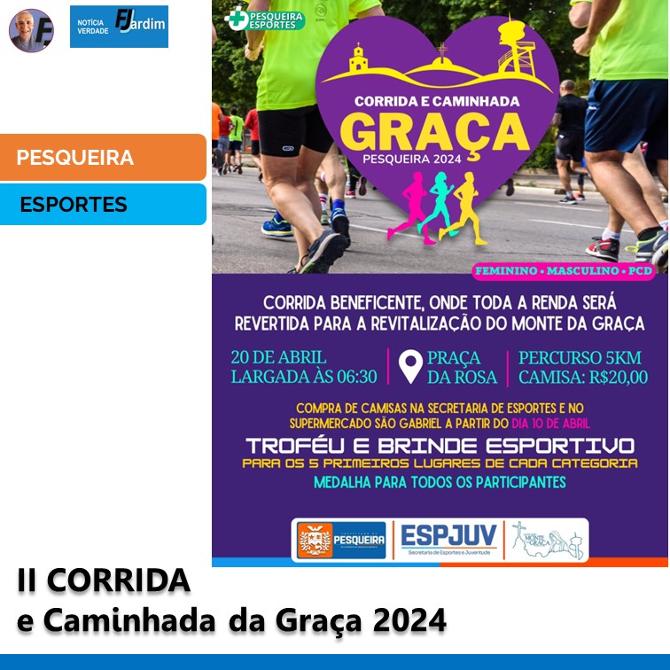 II CORRIDA e Caminhada da Graça 2024: Uma Jornada de Solidariedade e Celebração