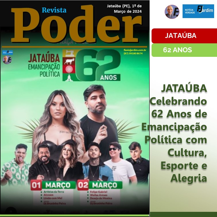 JATAÚBA | Celebrando 62 Anos de Emancipação Política com Cultura, Esporte e Alegria