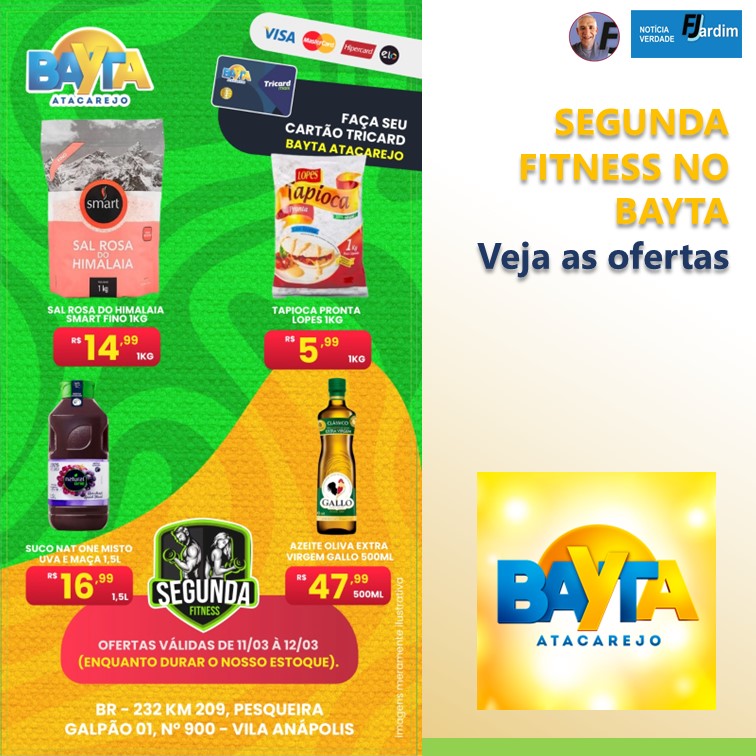 SEGUNDA FITNESS | Bayta Atacarejo: Economia e Saúde em um Só Lugar!