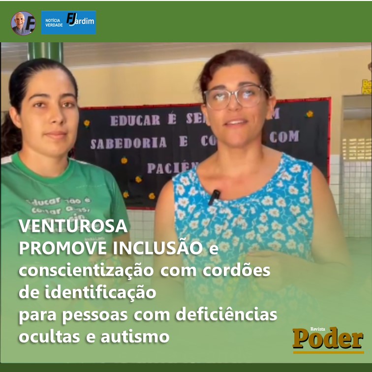 VENTUROSA PROMOVE INCLUSÃO e conscientização com cordões de identificação para pessoas com deficiências ocultas e autismo