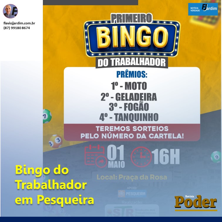 Bingo do Trabalhador em Pesqueira: Um Evento para Celebrar e Premiar o Esforço Diário