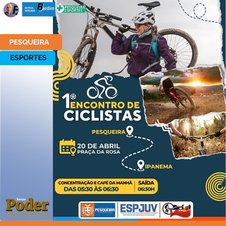 1º Encontro de Ciclistas de Pesqueira promove saúde e integração na cidade