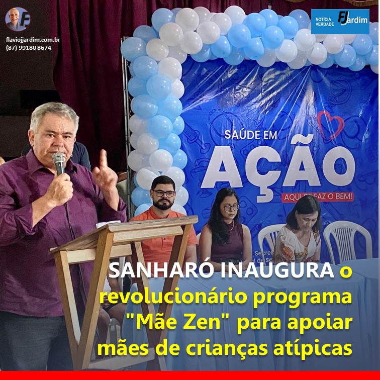 SANHARÓ INAUGURA o revolucionário programa "Mãe Zen" para apoiar mães de crianças atípicas