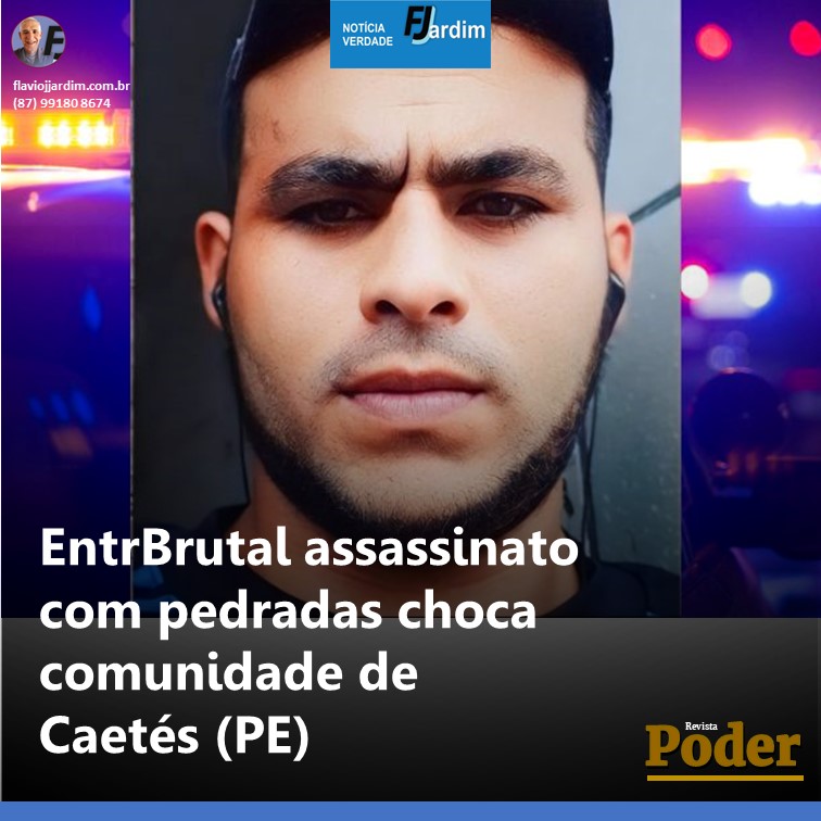 AGRESTE | Brutal assassinato com pedradas choca comunidade de Caetés (PE)