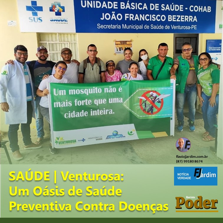 SAÚDE | Venturosa: Um Oásis de Saúde Preventiva Contra Doenças