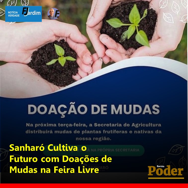 Florescendo Juntos: Sanharó Cultiva o Futuro com Doações de Mudas na Feira Livre