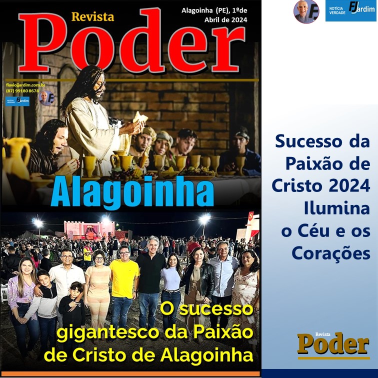 PAIXÃO DE SUCESSO | Alagoinha Celebra a Fé e a Cultura: Sucesso da Paixão de Cristo 2024 Ilumina o Céu e os Corações