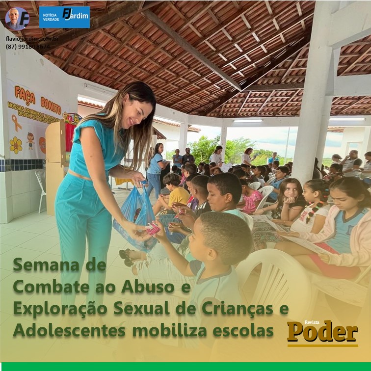 Prefeitura de Alagoinha em Ação!Semana de Combate ao Abuso e Exploração Sexual de Crianças e Adolescentes mobiliza escolas
