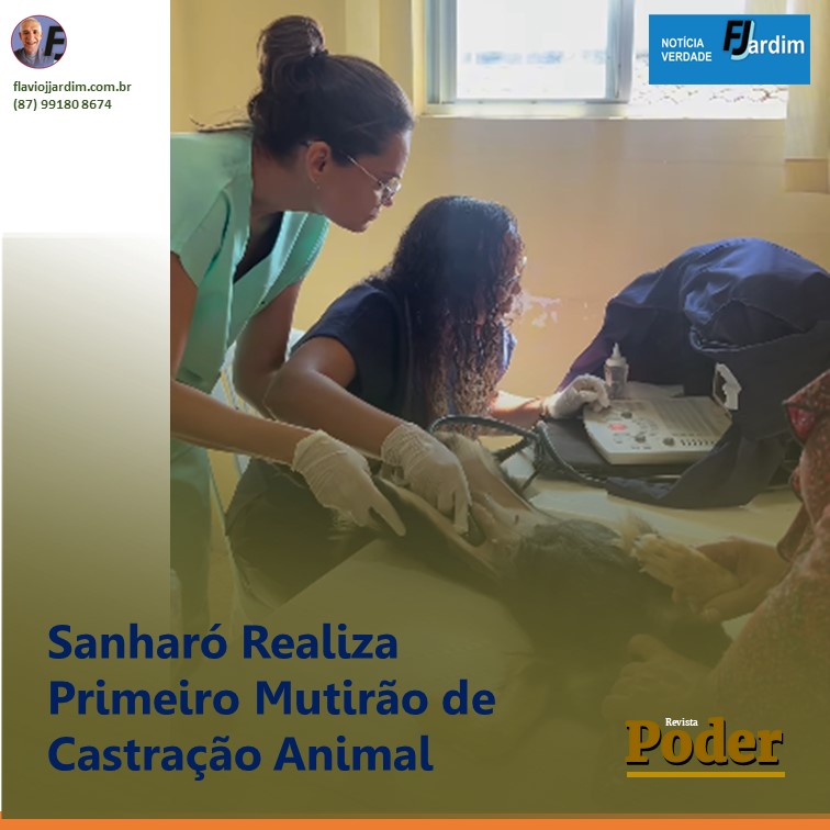 Sanharó Realiza Primeiro Mutirão de Castração Animal