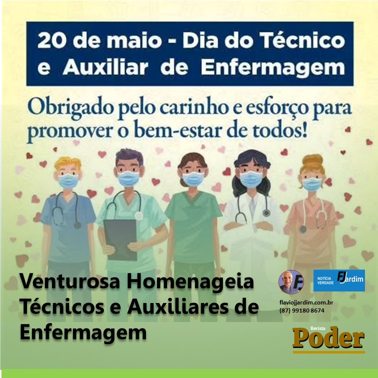 Venturosa Homenageia Técnicos e Auxiliares de Enfermagem