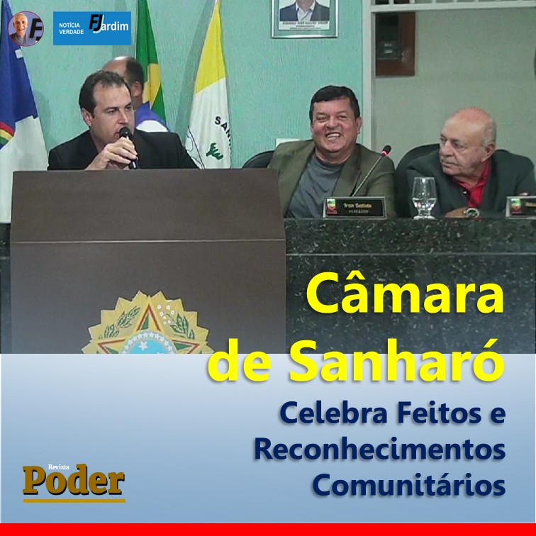 SESSÃO VIBRANTE NA CÂMARA de Vereadores de Sanharó Celebra Feitos e Reconhecimentos Comunitários