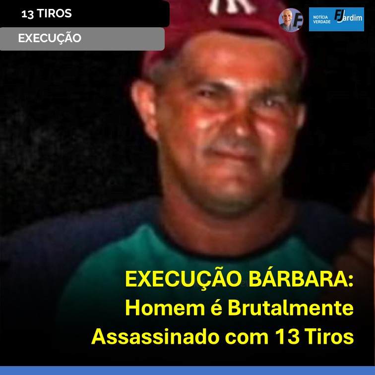 EXECUÇÃO BÁRBARA: Homem é Brutalmente Assassinado com 13 Tiros