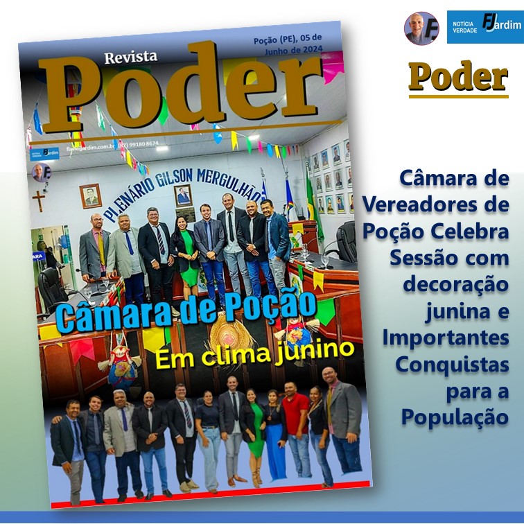 Câmara de Vereadores de Poção Celebra Sessão com decoração junina e Importantes Conquistas para a População