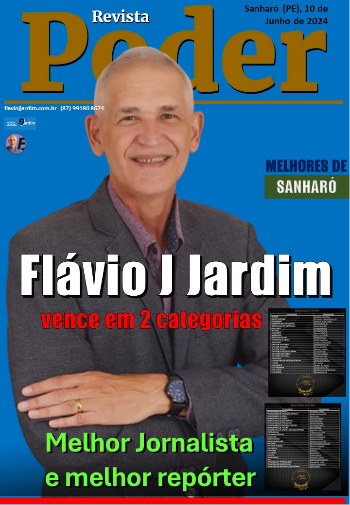 Flávio J Jardim Brilha como Melhor Jornalista e Repórter em Premiação de Destaque em Sanharó
