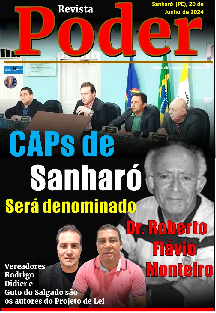 CAPS SANHARÓ| Câmara de Vereadores: Uma Homenagem Justa e Inspiradora a Dr. Roberto Flávio