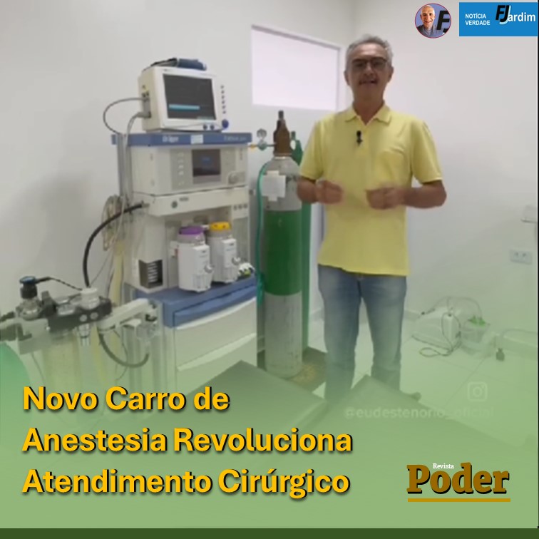 Saúde de Venturosa Avança: Novo Carro de Anestesia Revoluciona Atendimento Cirúrgico