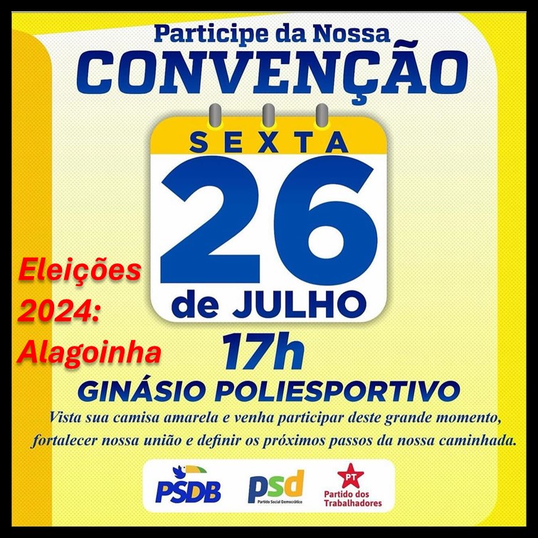 Convenção em Alagoinha: Simão Costa e Edinho de Nilza oficializam candidatura com apoio de lideranças estaduais