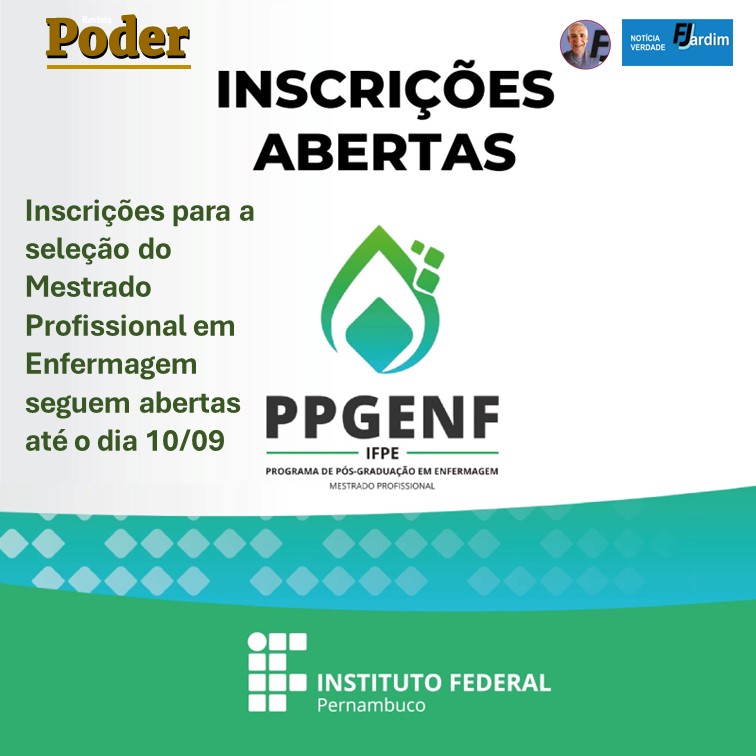 Inscrições para a seleção do Mestrado Profissional em Enfermagem seguem abertas até o dia 10/09