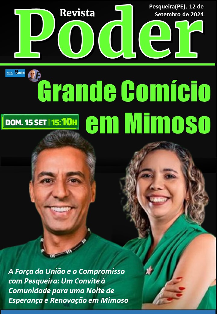 CACIQUE MARCOS | Pesqueira se Prepara para uma Noite Histórica: O Comício de Cacique Marcos e Cilene do Sindicato Promete Transformar a Cidade