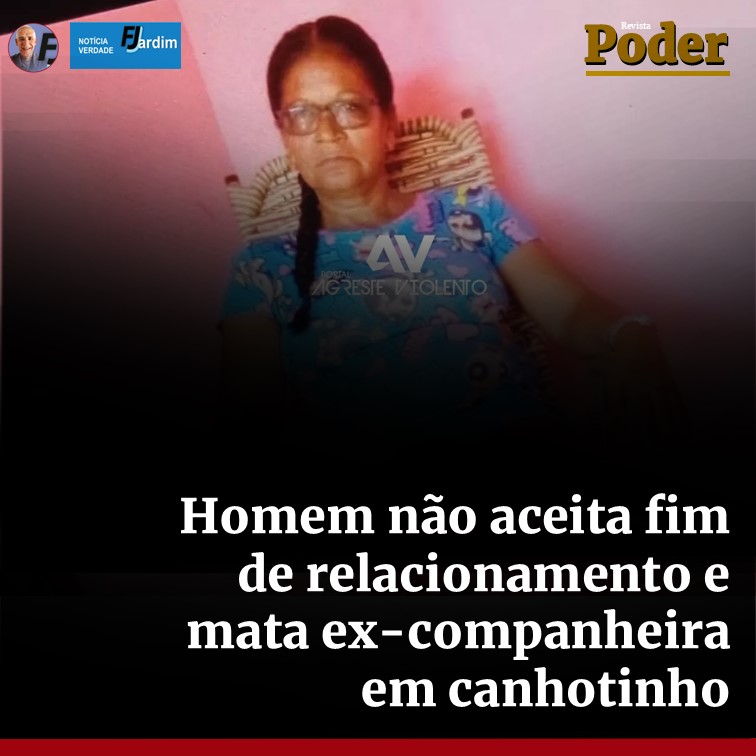 Homem não aceita fim de relacionamento e mata ex-companheira em canhotinho