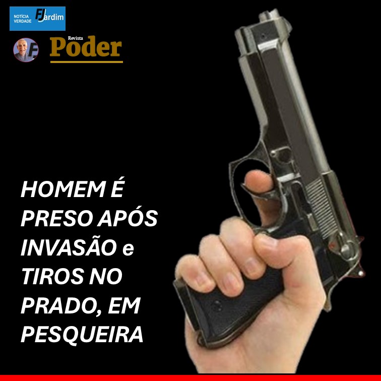 HOMEM É PRESO APÓS INVASÃO, TIROS E TRÁFICO DE DROGAS NO PRADO, EM PESQUEIRA
